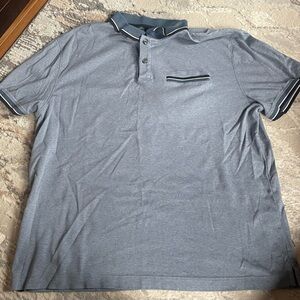 Men’s Banana Republic Polo Shirt with Navy Accents